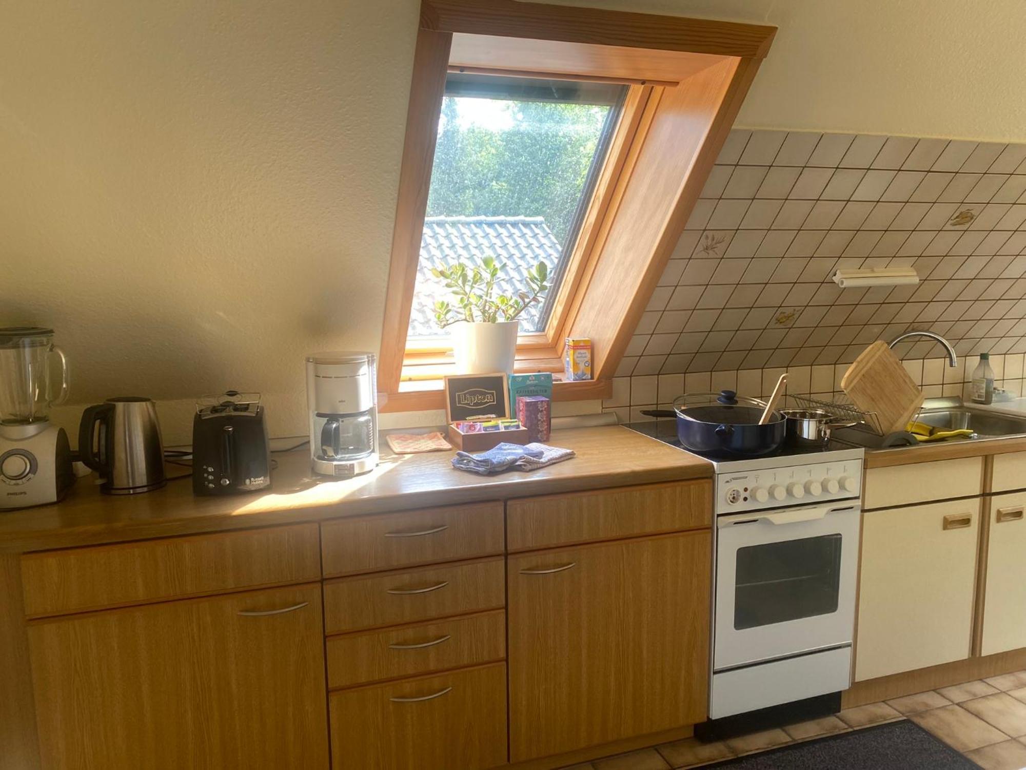 Gartenblick-Oase: Obergeschosswohnung In Hamburgo Exterior foto