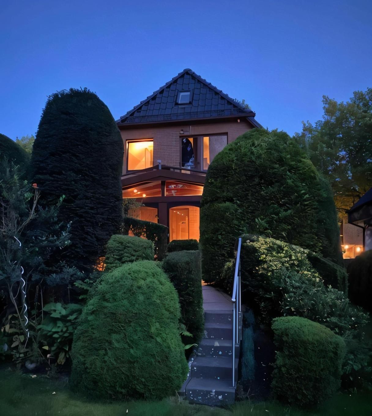 Gartenblick-Oase: Obergeschosswohnung In Hamburgo Exterior foto